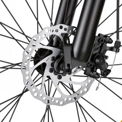 Rower elektryczny MTB Ancheer, 27,5”, czarny z białymi elementami