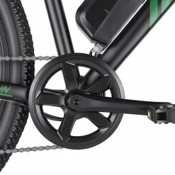 Rower elektryczny MTB Bikfun AMAK00051, koła 27,5'', zielony