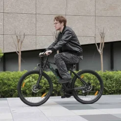 Rower elektryczny MTB Bikfun AMAK00051, koła 27,5'', zielony