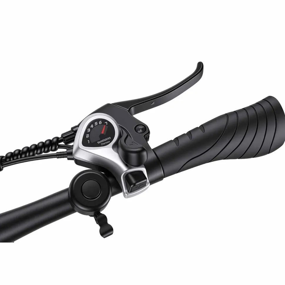 Rower elektryczny MTB Bikfun AMAK00051, koła 27,5'', niebieski