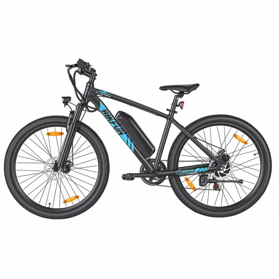 Rower elektryczny MTB Bikfun AMAK00051, koła 27,5'', niebieski