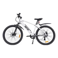 Rower elektryczny MTB Bikfun AMAK00054, koła 26'', biały