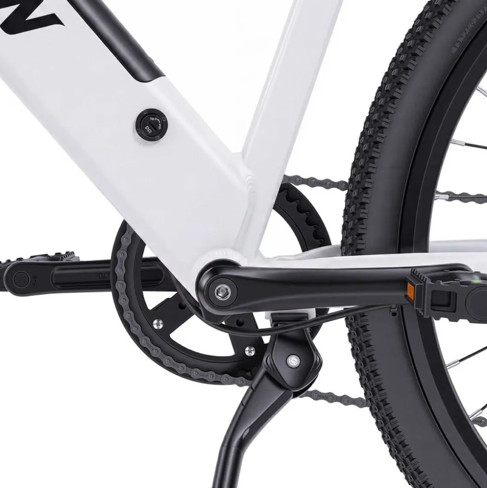 Rower elektryczny MTB Bikfun AMAK00054, koła 26'', biały