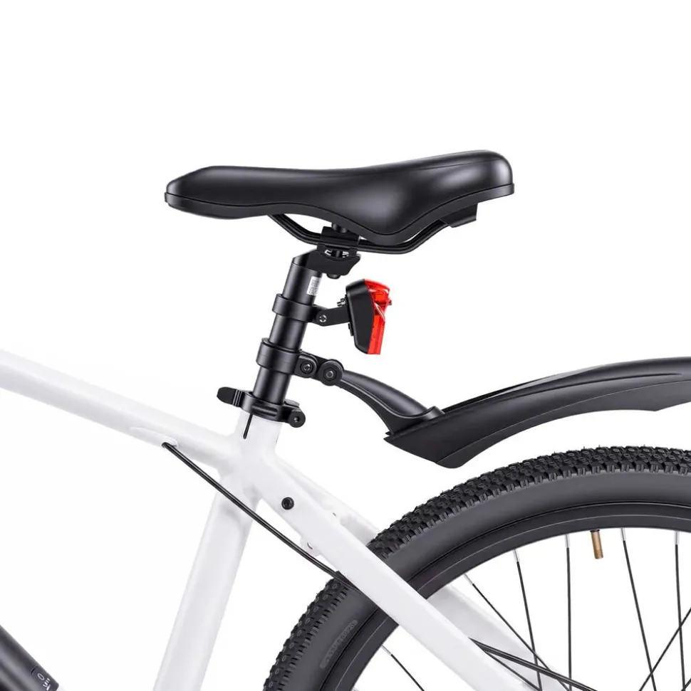 Rower elektryczny MTB Bikfun AMAK00054, koła 26'', biały