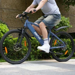 Rower elektryczny MTB Bikfun AMAK00054, koła 26'', niebieski
