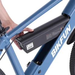 Rower elektryczny MTB Bikfun AMAK00054, koła 26'', niebieski