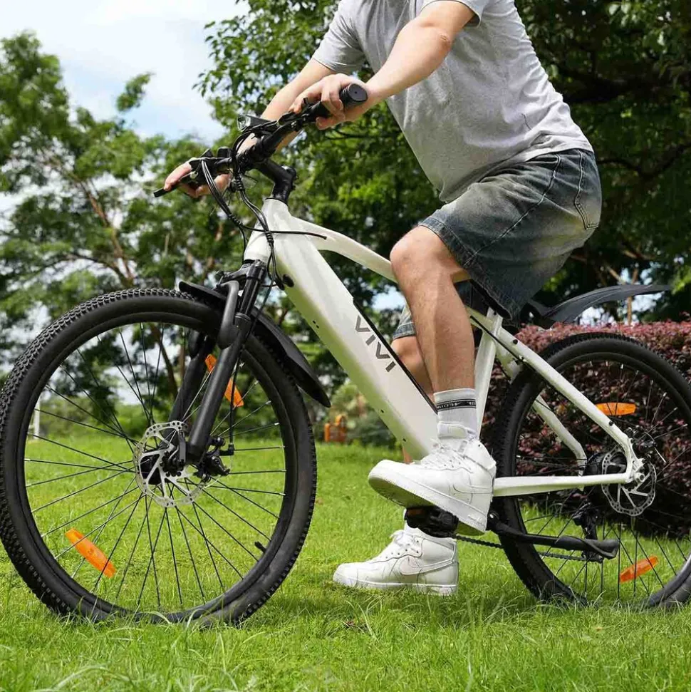 Rower elektryczny MTB Vivi, 26'', biały