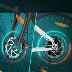 Rower elektryczny MTB Vivi, 26'', biały
