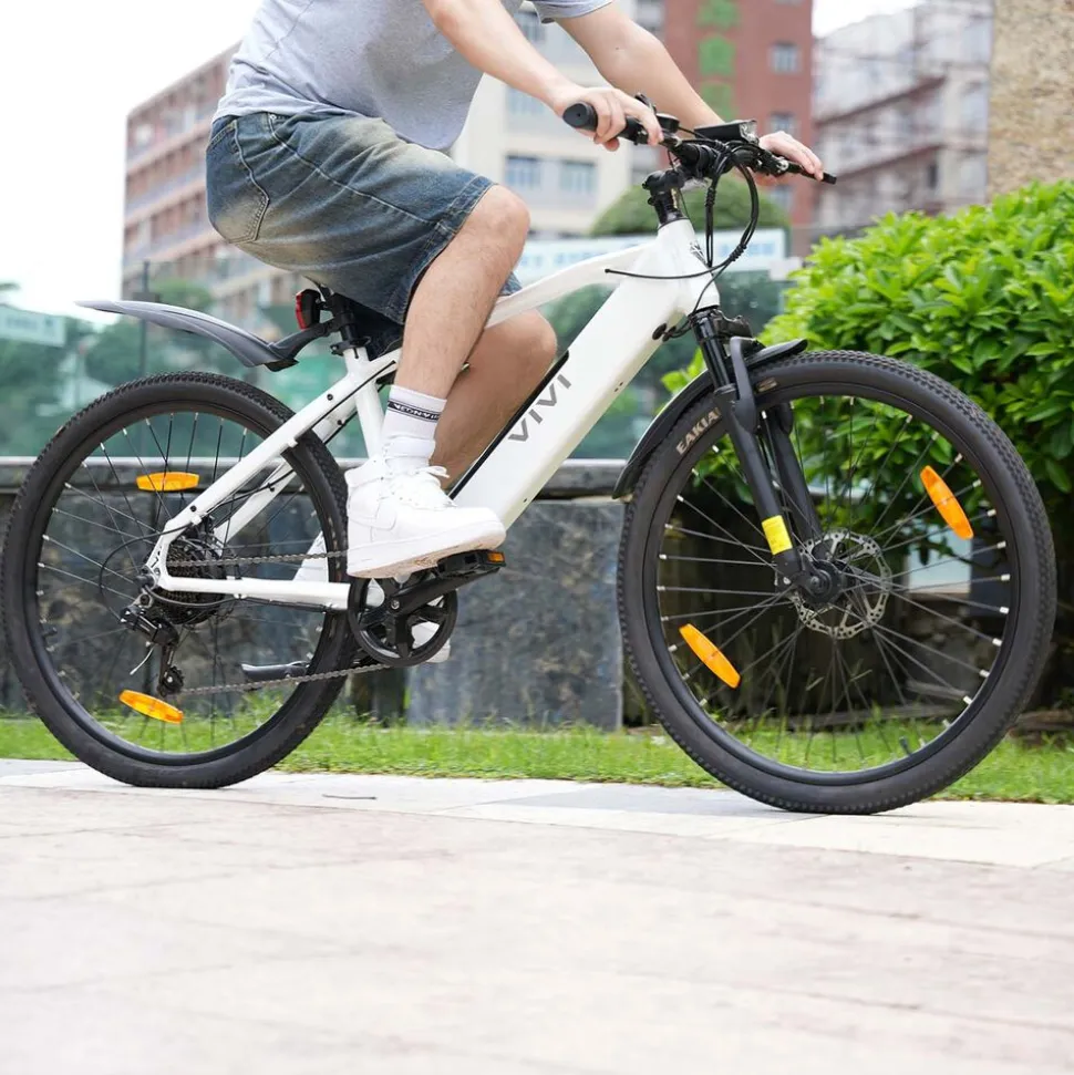 Rower elektryczny MTB Vivi, 26'', biały