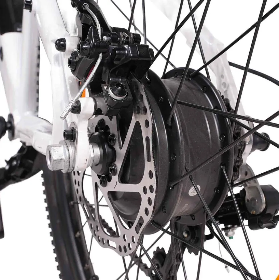 Rower elektryczny MTB Vivi, 26'', biały