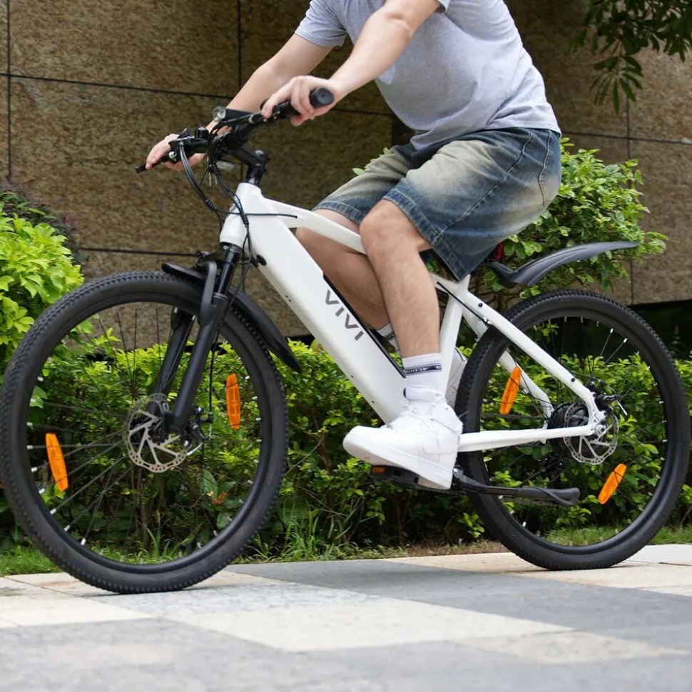 Rower elektryczny MTB Vivi, 26'', biały