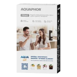 Saturator Aquaphor Primo, butelka 1 l, nabój CO₂, czarny