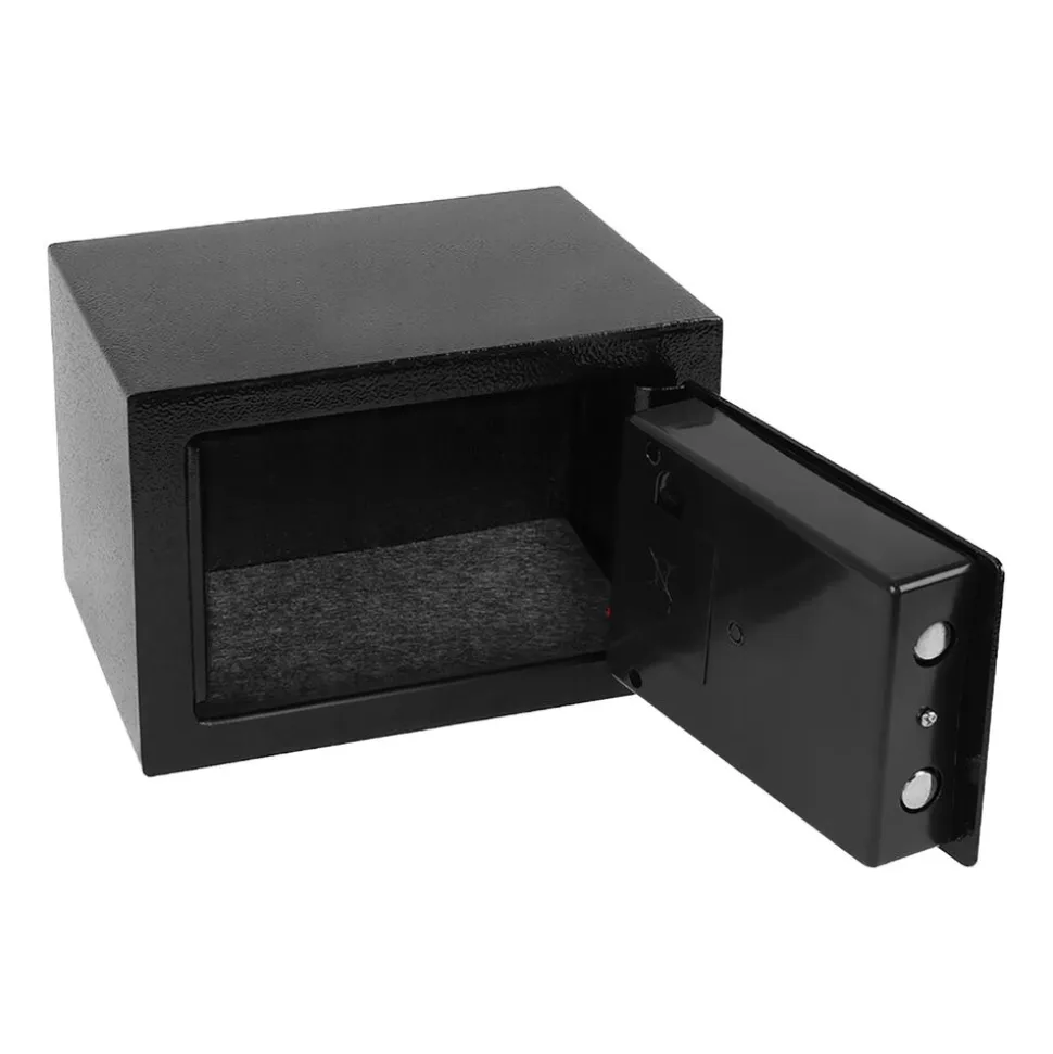Sejf elektroniczny Tracer Compact Guard, czarno-stalowy