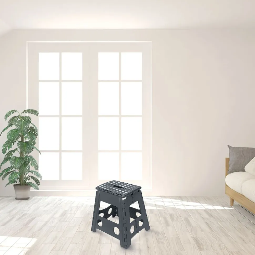 Składany stołek antypoślizgowy Casa Si One Step XL, maks. 150 kg