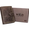Skórzany portfel męski Always Wild, 13 x 10 x 2,5 cm