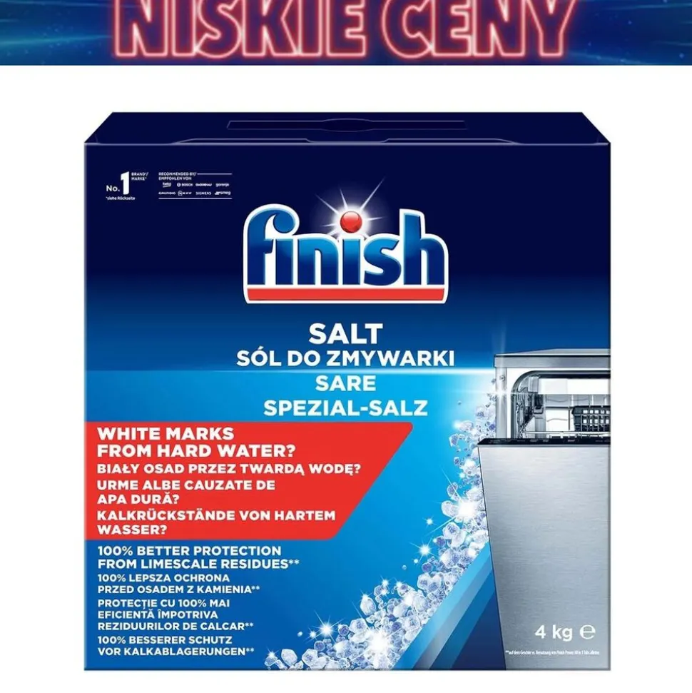 Sól do zmywarki Finish, 4 kg
