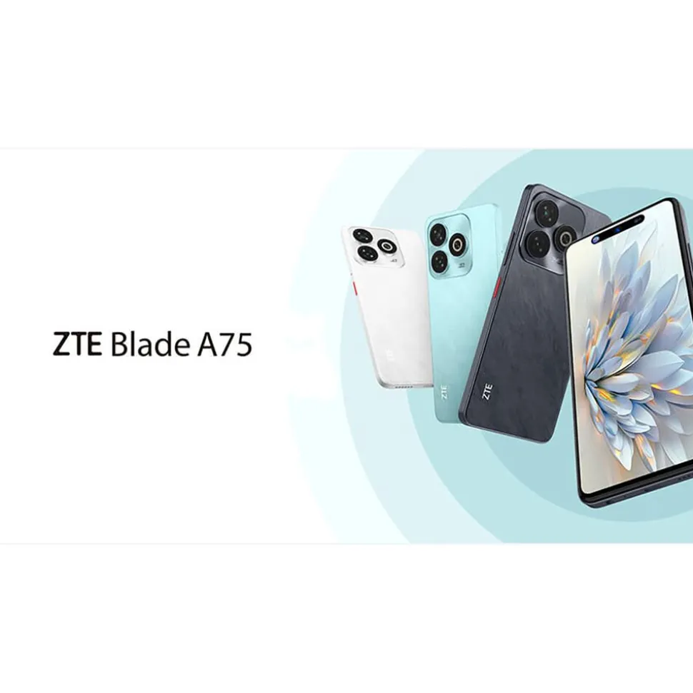 Smartfon ZTE Blade A75 4/128 GB, 6,6”, zielony