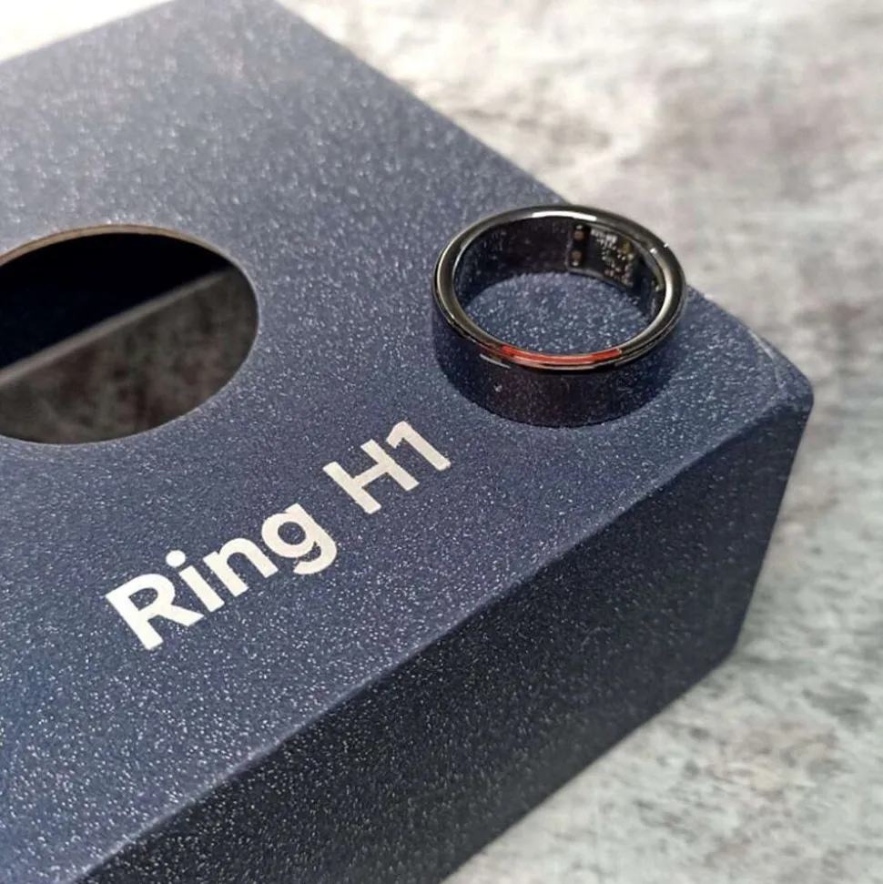 Smart ring Kumi H1, rozmiar 11, czarny