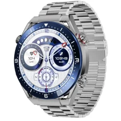 Smartwatch Ecowatch 1, 3 wymienne paski, srebrny