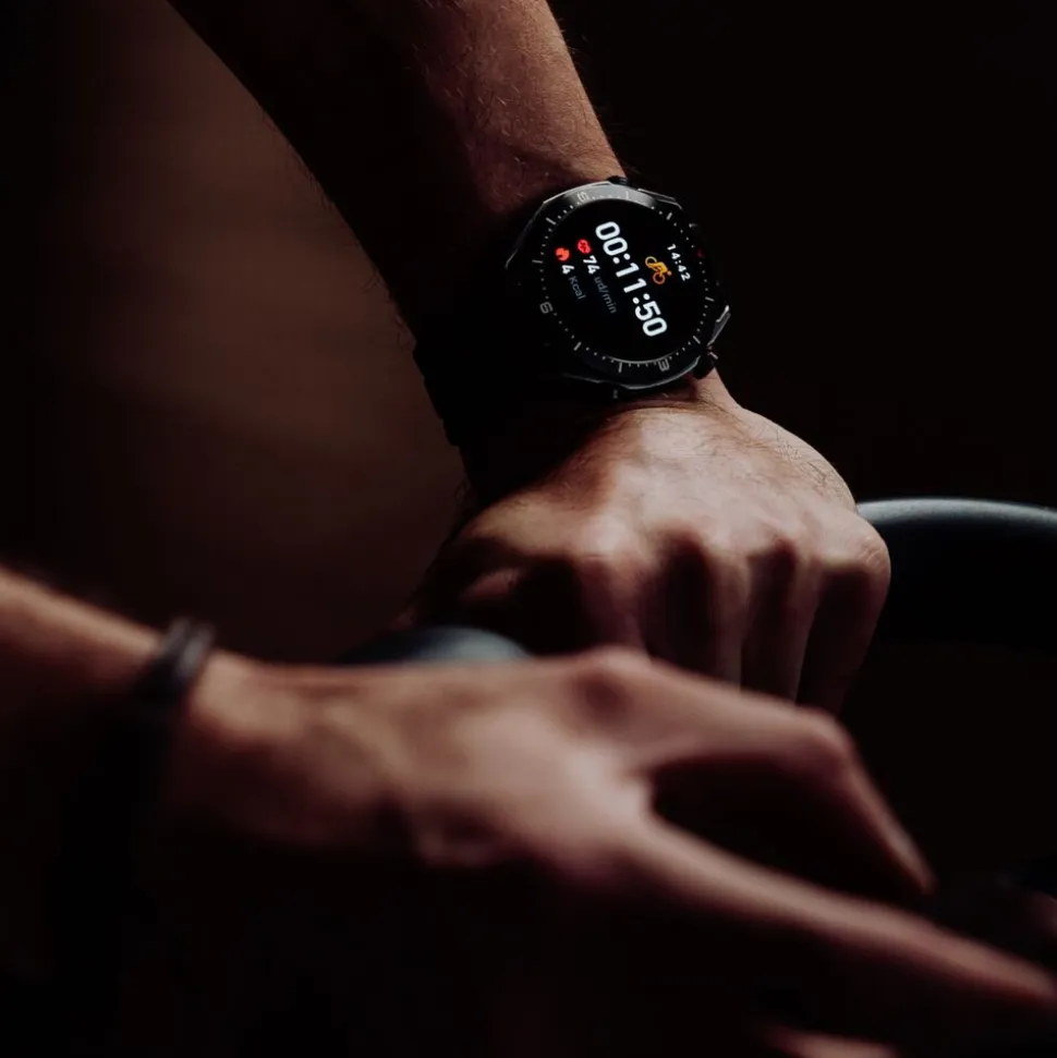 Smartwatch Ecowatch 1, 3 wymienne paski, czarny