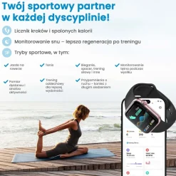 Smartwatch Extralink Lifestyle Watch9, 2 opaski, różowy