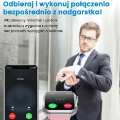 Smartwatch Extralink Lifestyle Watch9, 2 opaski, srebrny