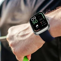 Smartwatch Imiki Frame 2 Lite Starlight, 1,96”, wodoodporny, niebiesko-złoty