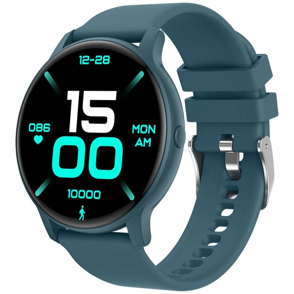 Smartwatch Iutech S40, 1,3”, wodoodporny, niebieski