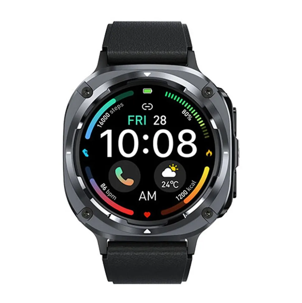 Smartwatch Iutech S90Z, 1,39", wodoodporny, czarny
