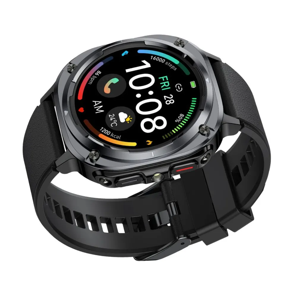 Smartwatch Iutech S90Z, 1,39", wodoodporny, czarny