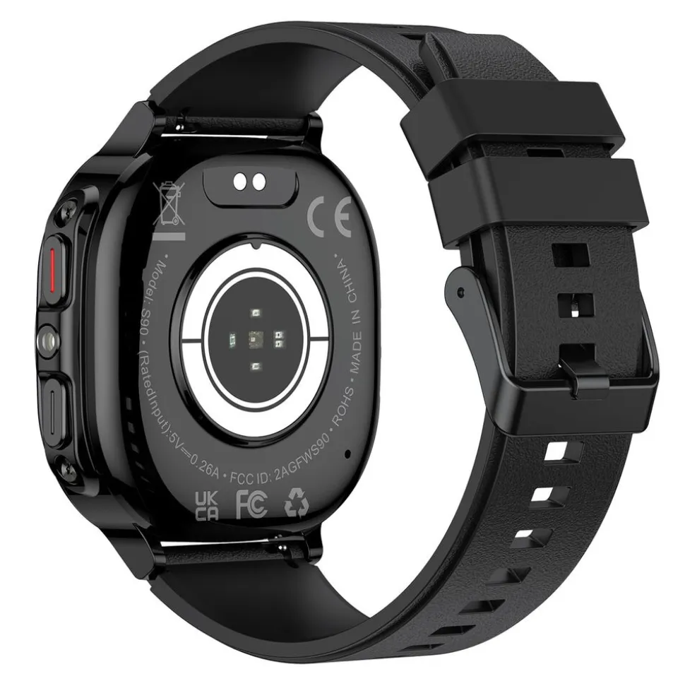 Smartwatch Iutech S90Z, 1,39", wodoodporny, czarny