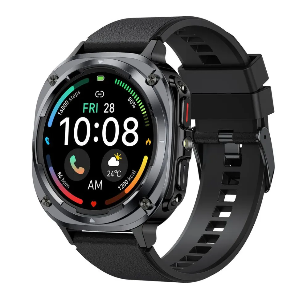 Smartwatch Iutech S90Z, 1,39", wodoodporny, czarny