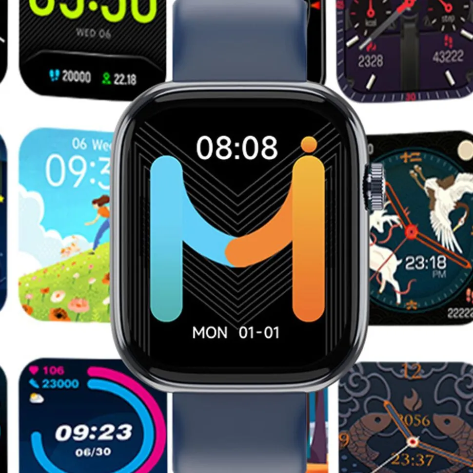 Smartwatch sportowy Imiki ST2, funkcja rozmów, granatowy