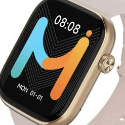 Smartwatch sportowy Imiki ST2, funkcja rozmów, złoty