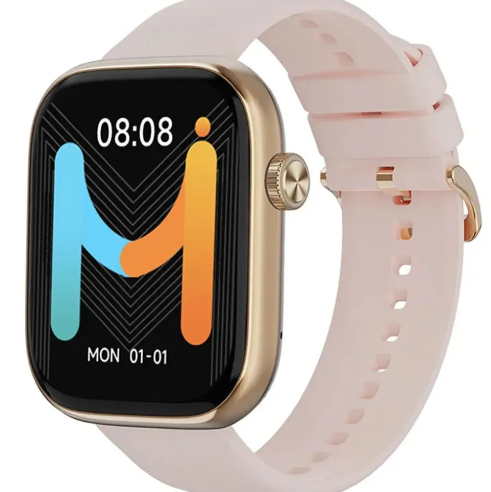 Smartwatch sportowy Imiki ST2, funkcja rozmów, złoty