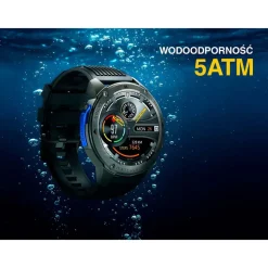 Smartwatch Tracer GP-Fit2, 1,43'', wodoodporny, 2 paski, czarny, granatowy