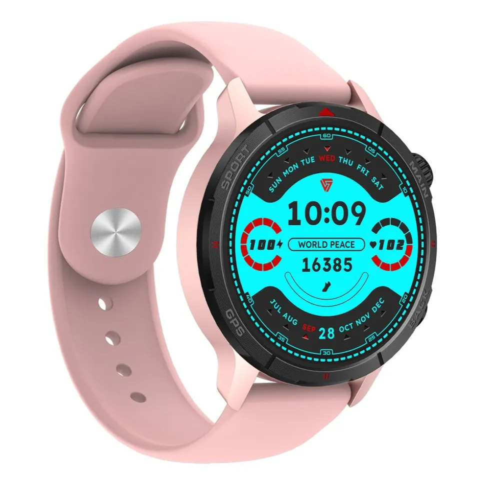 Smartwatch Tracer GP-Navi PK, wodoodporny, różowy