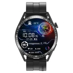 Smartwatch Tracer SM6 Opal, wodoodporny, czarny