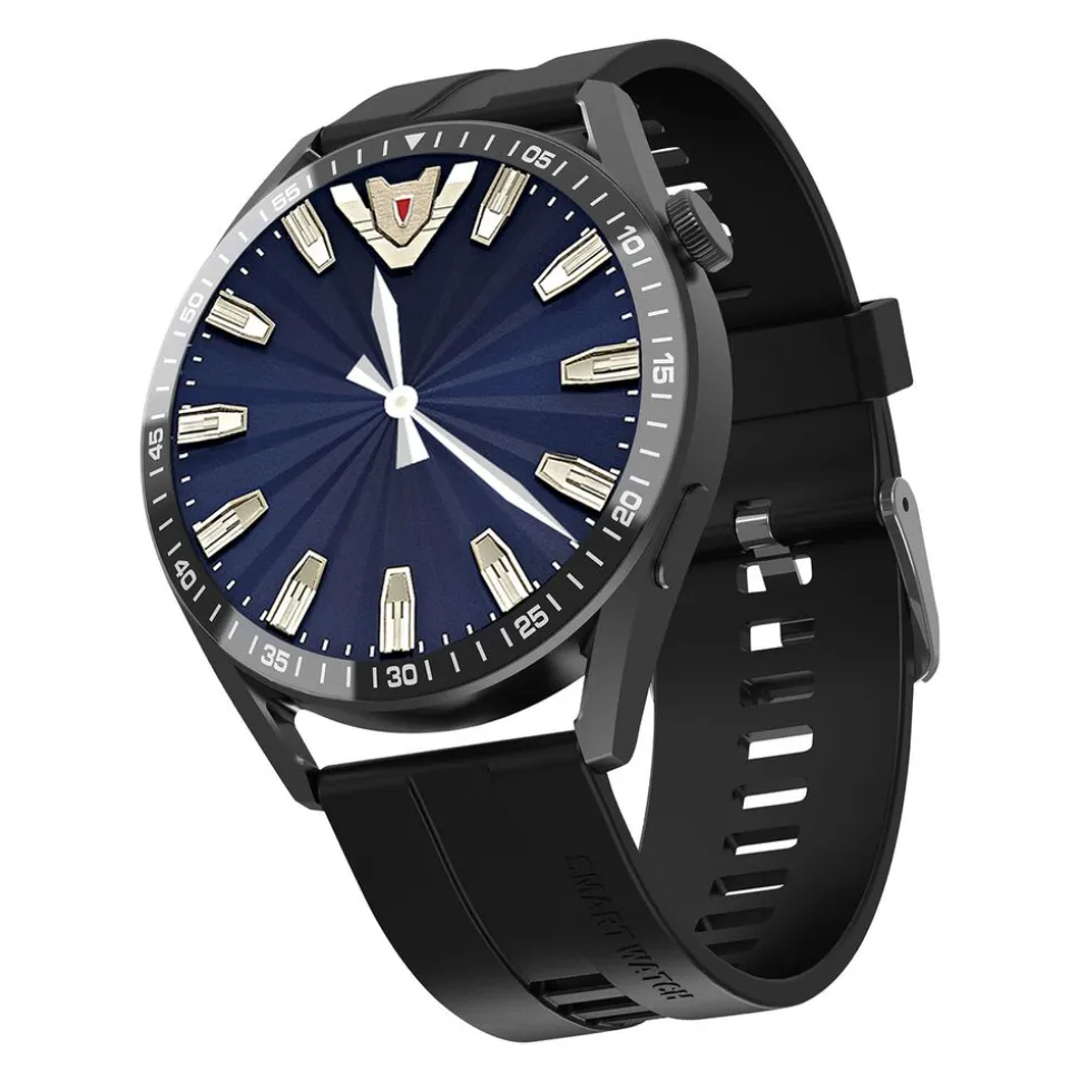 Smartwatch Tracer SM6 Opal, wodoodporny, czarny
