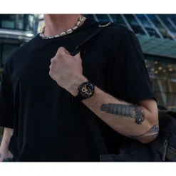 Smartwatch Tracer SM7 Shadow, Amoled, czarny