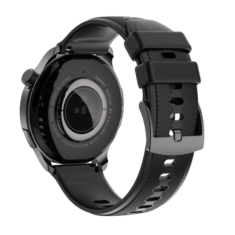 Smartwatch Tracer SM7 Shadow, Amoled, czarny