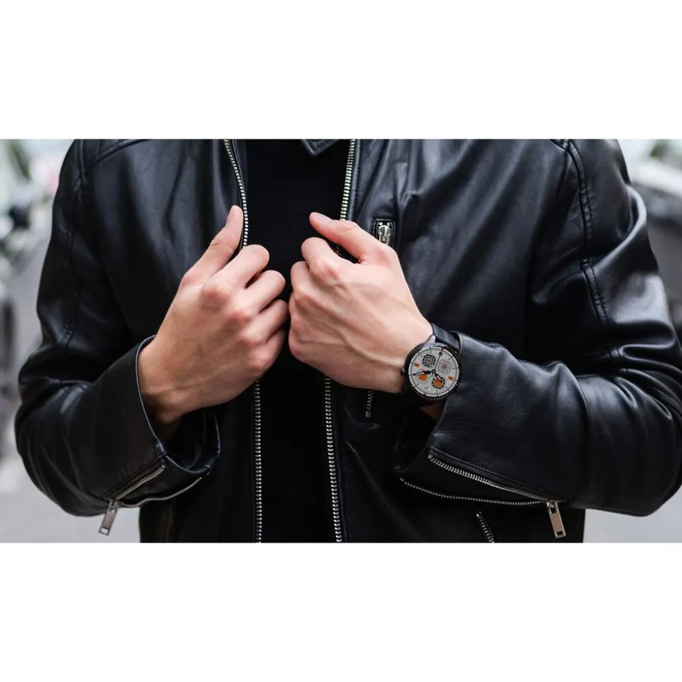 Smartwatch Tracer SM7 Shadow, Amoled, czarny