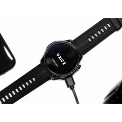 Smartwatch Tracer SM7 Shadow, Amoled, czarny