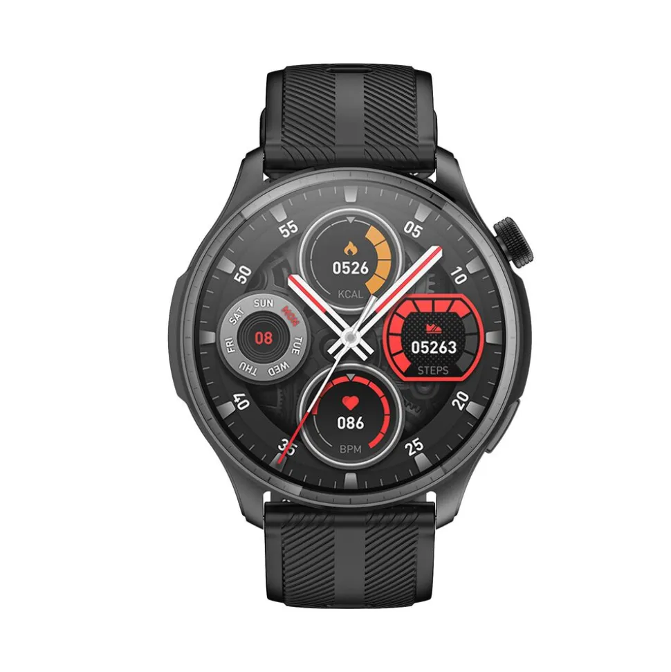 Smartwatch Tracer SM7 Shadow, Amoled, czarny