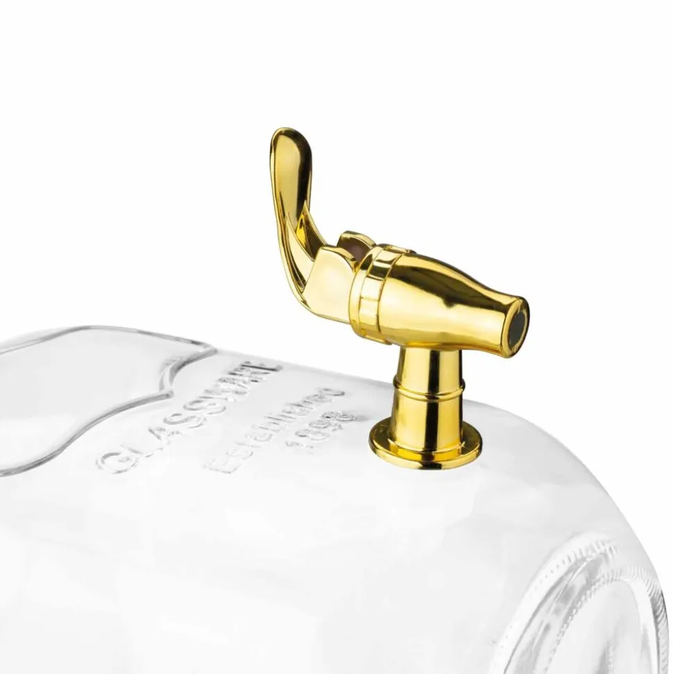Słoik z kranikiem 4 l Tadar Gold Griffo