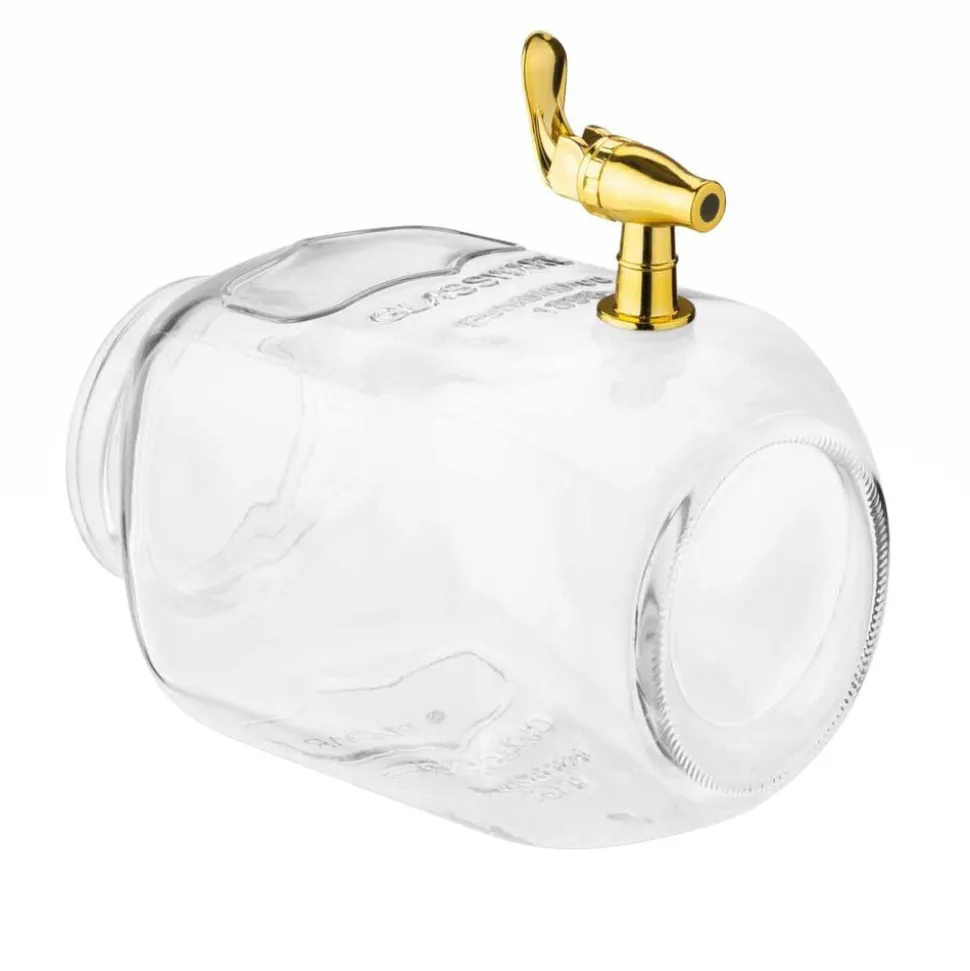 Słoik z kranikiem 4 l Tadar Gold Griffo