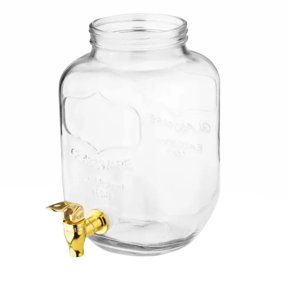 Słoik z kranikiem 4 l Tadar Gold Griffo