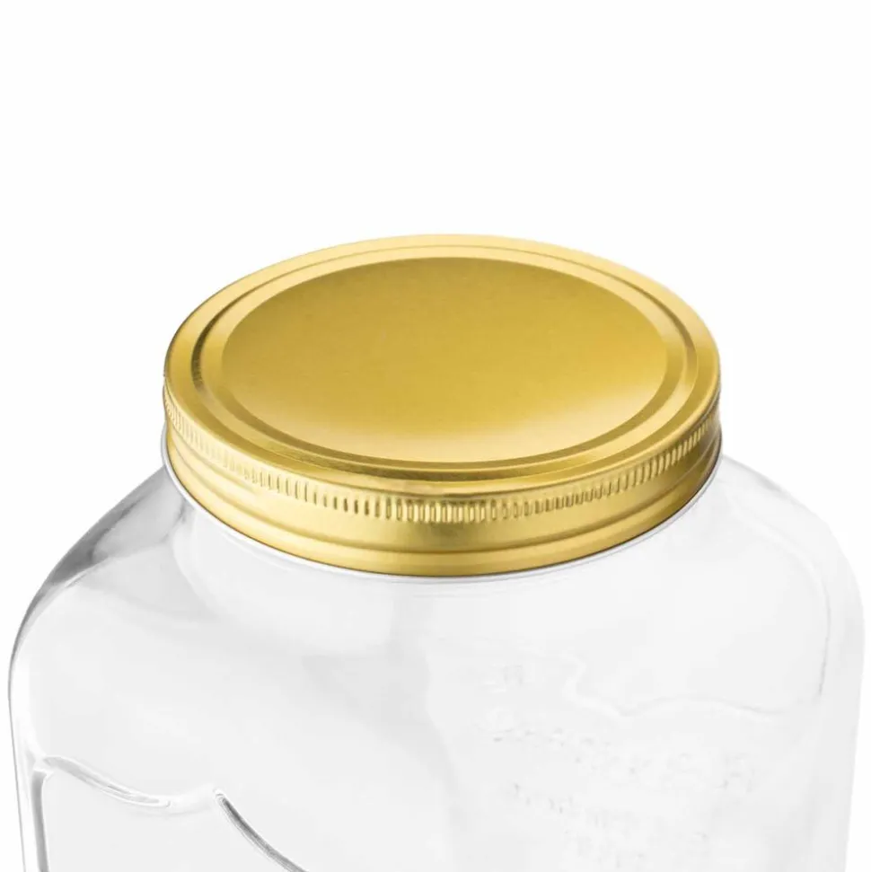 Słoik z kranikiem 4 l Tadar Gold Griffo