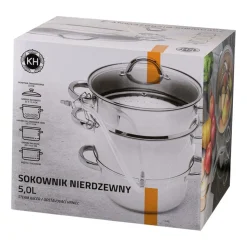 Sokownik Konighoffer, 5 l, z pokrywką, na indukcję