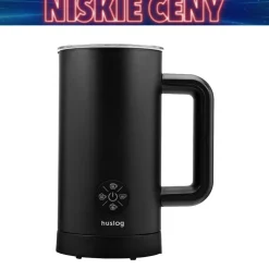 Spieniacz do mleka Hulsog, 500 W, 0,3 l, czarny